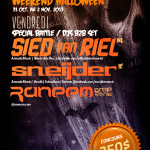Sied Van Riel – Sneijder – Raneem @ Circus Halloween – Vendredi 1 Novembre